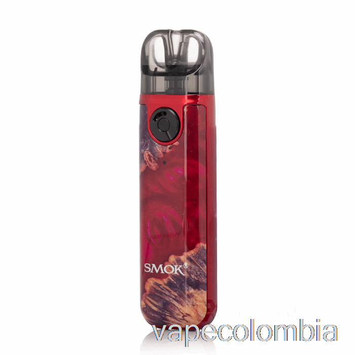 Vape Recargable Smok Novo 4 Mini 25w Kit Rojo Madera Estabilizadora